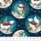 Fabric Northcott Navy Snow Globes Woodland Wishes by the Quarter Yard DP27902-48